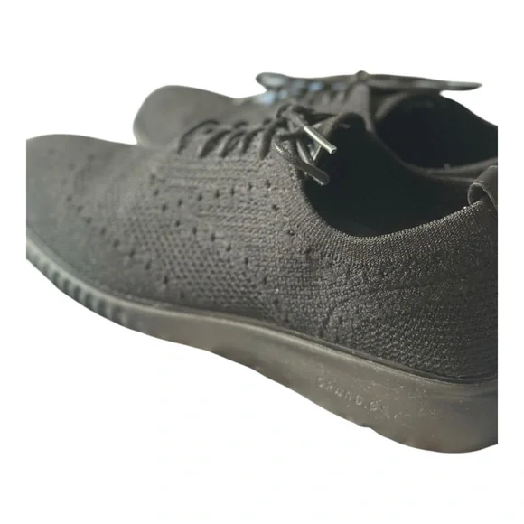 Cole Haan Zerogrand Stitchlite Black Oxford Wingtip Shoes Size 10 - Picture 5 of 10